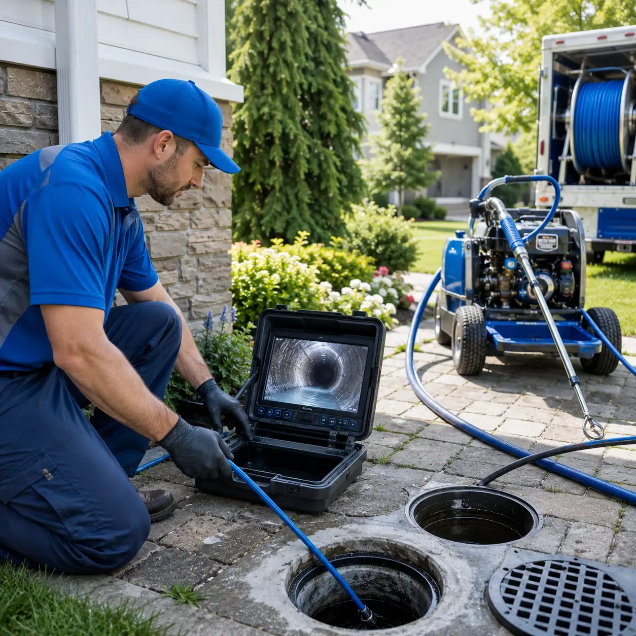 Outdoor drain cleaning professionals serving Hyde Park, MA
